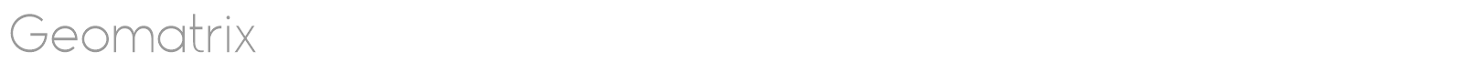 Geomatrix font preview